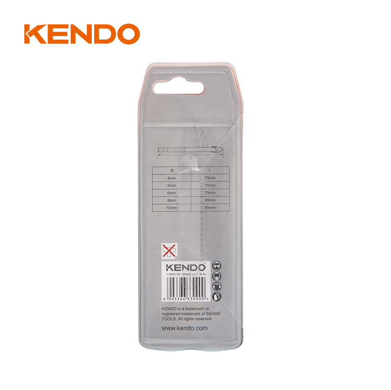 5 件套玻璃钻头套装，六角。快换刀柄