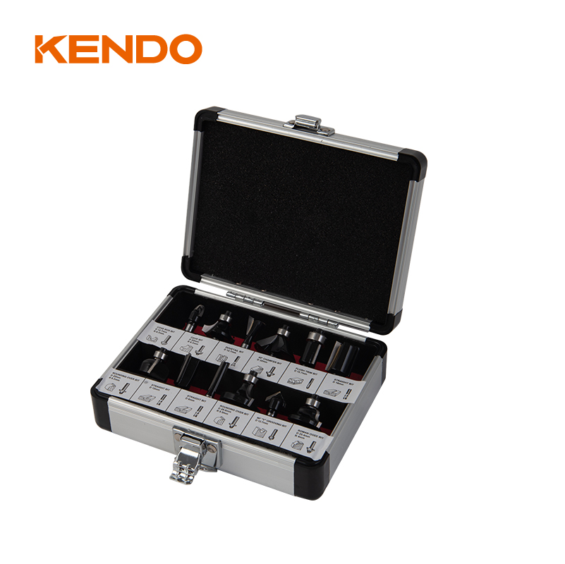 12 件套混合铣刀套件