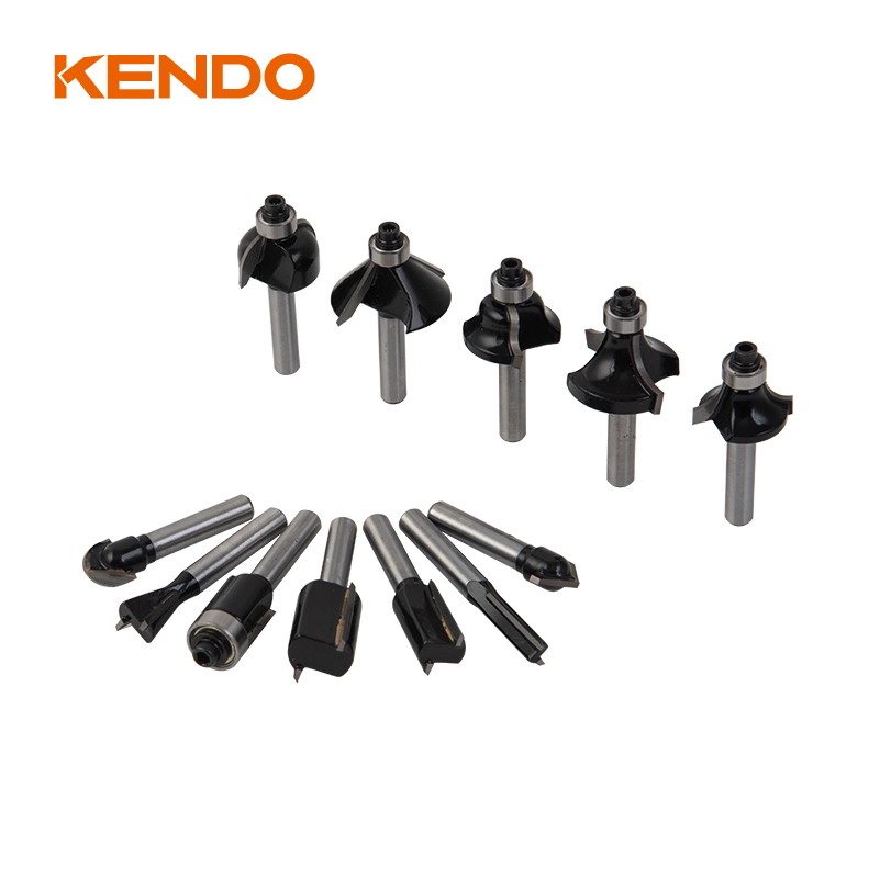 12 件套混合铣刀套件