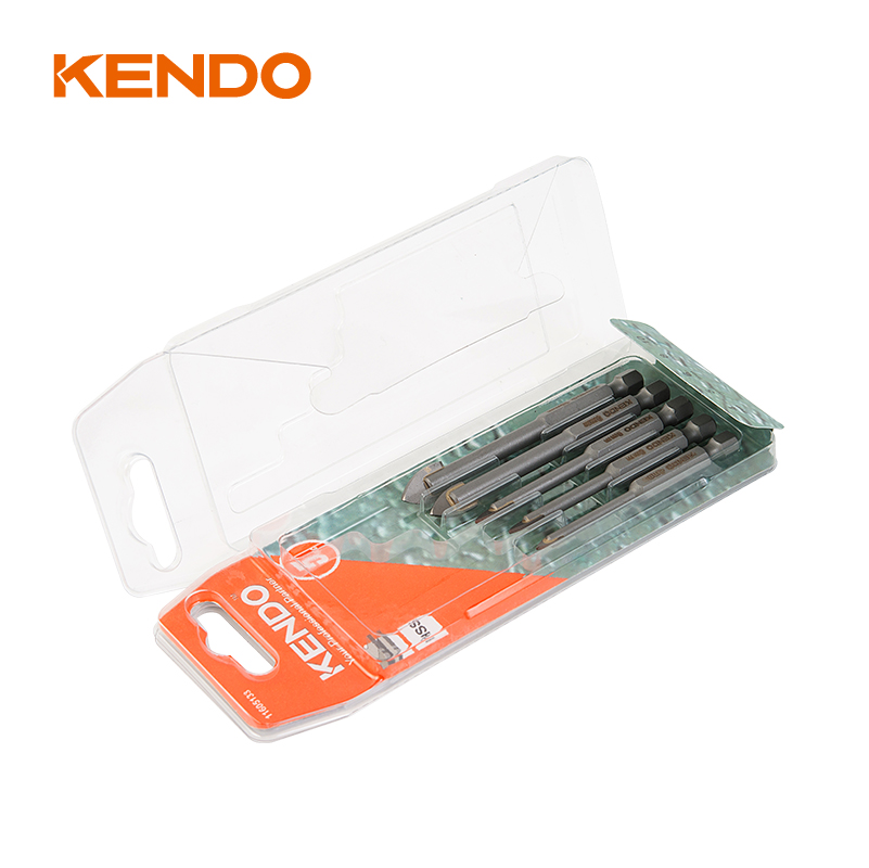 5 件套玻璃钻头套装，六角。快换刀柄