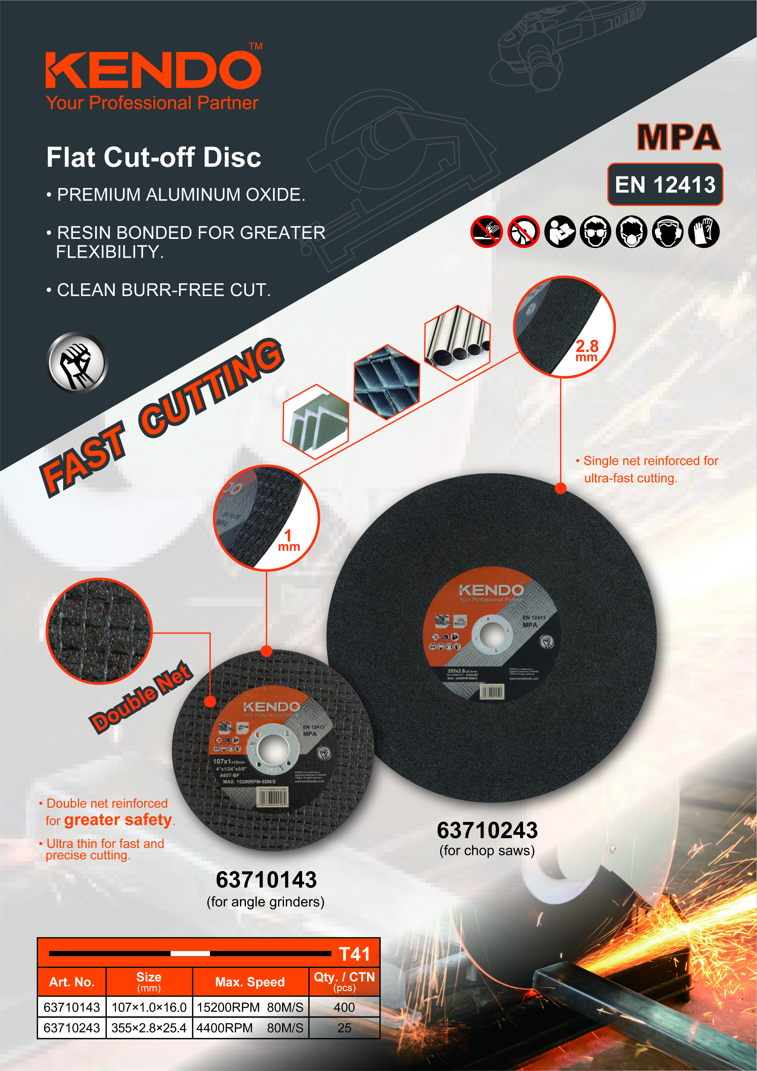 扁平金属切割盘